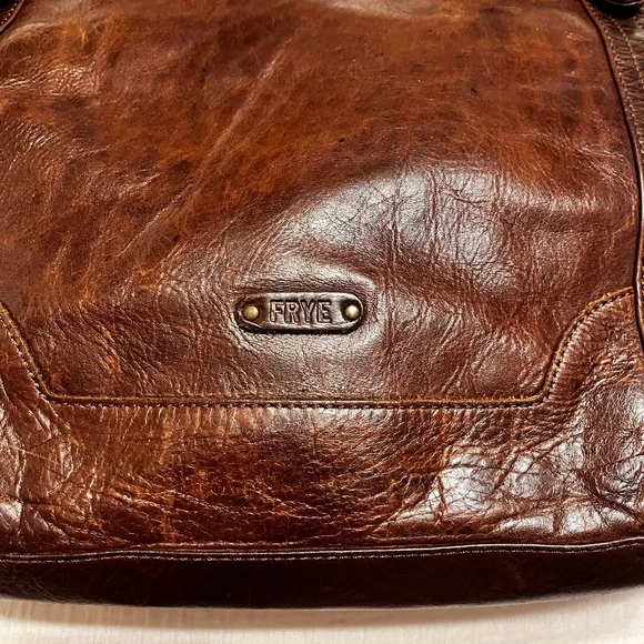 FRYE Melissa Purse or Tote Bag. Cognac Color - Picture 3 of 12
